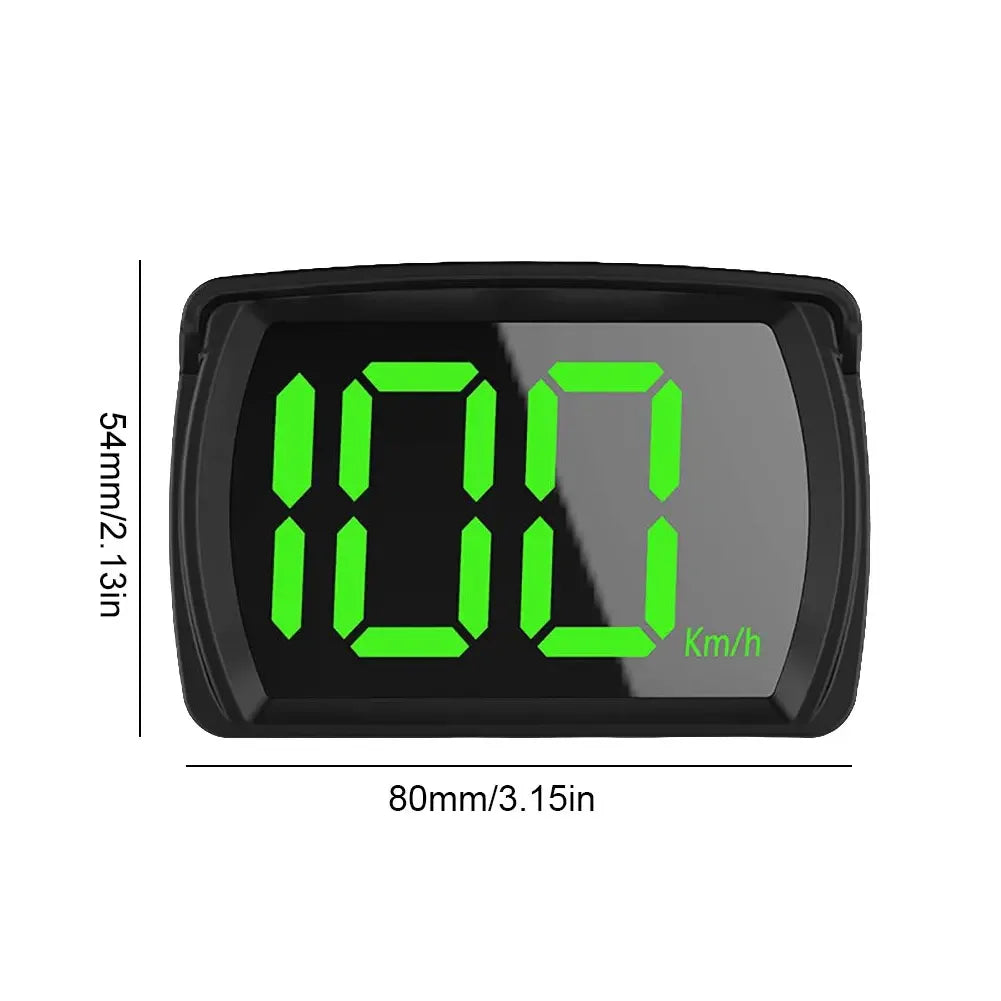 Car Head Up Display HUD Universal Digital GPS Speedometer Projector Screen Dashboard Odometer with Overspeed Alarm For All Cars Peaceful Pleasures Health and Wellness HUD No Projector