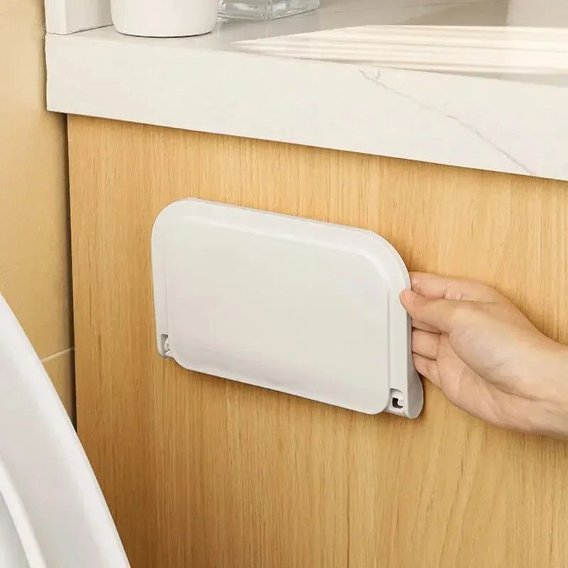 Folding Wall Mounted Shelf – Punch-Free Storage Rack & Holder