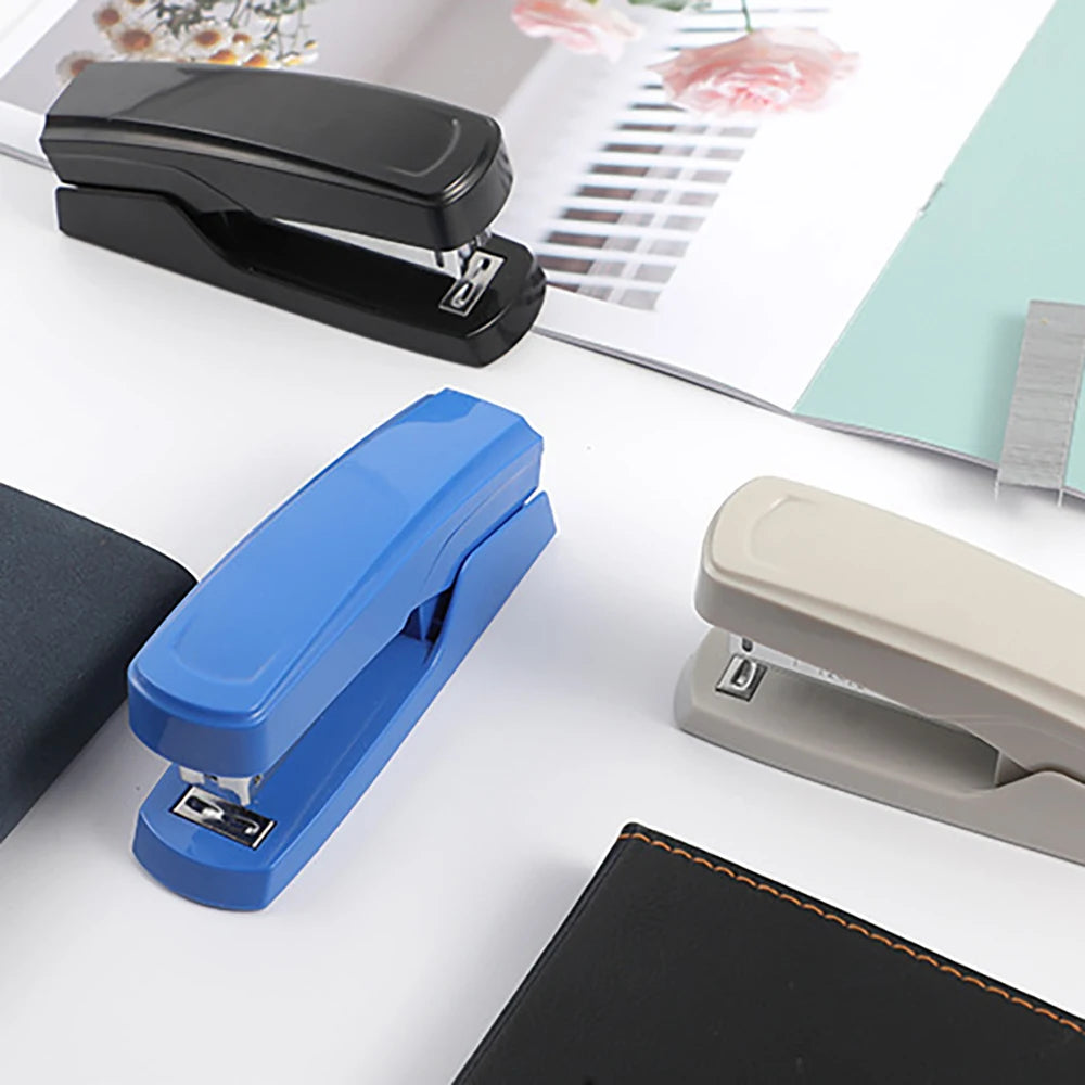 Handheld Stapler 1000 Staples Student Stationery Labor-saving