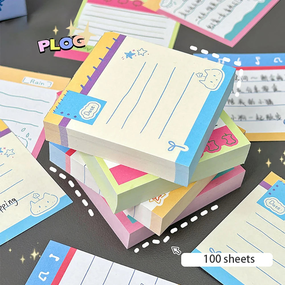 Memo Book Creative Simple Tearable Student Office Message Portable