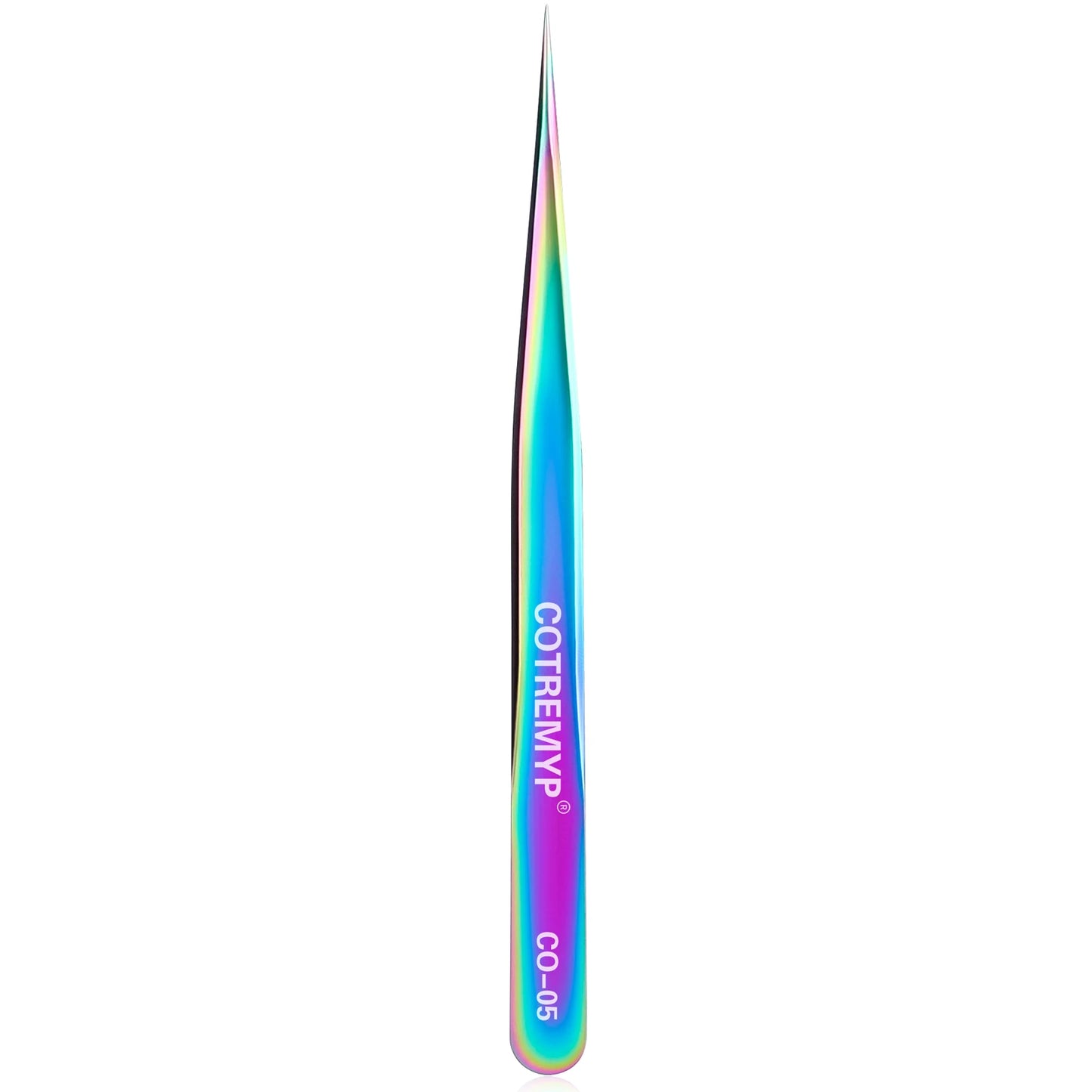 Stainless Steel Slanted Eye Brow Clips Lashes Extension Applicator Tweezers Hair Removal for Makeup Cosmetic Tool Peaceful Pleasures Health and Wellness Peafowl Clip