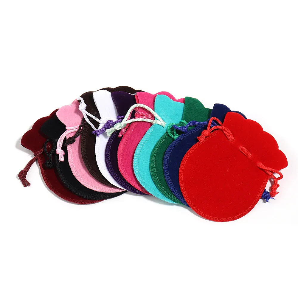 10-Pack Gourd Velvet Drawstring Jewelry Pouches | Gift Bags