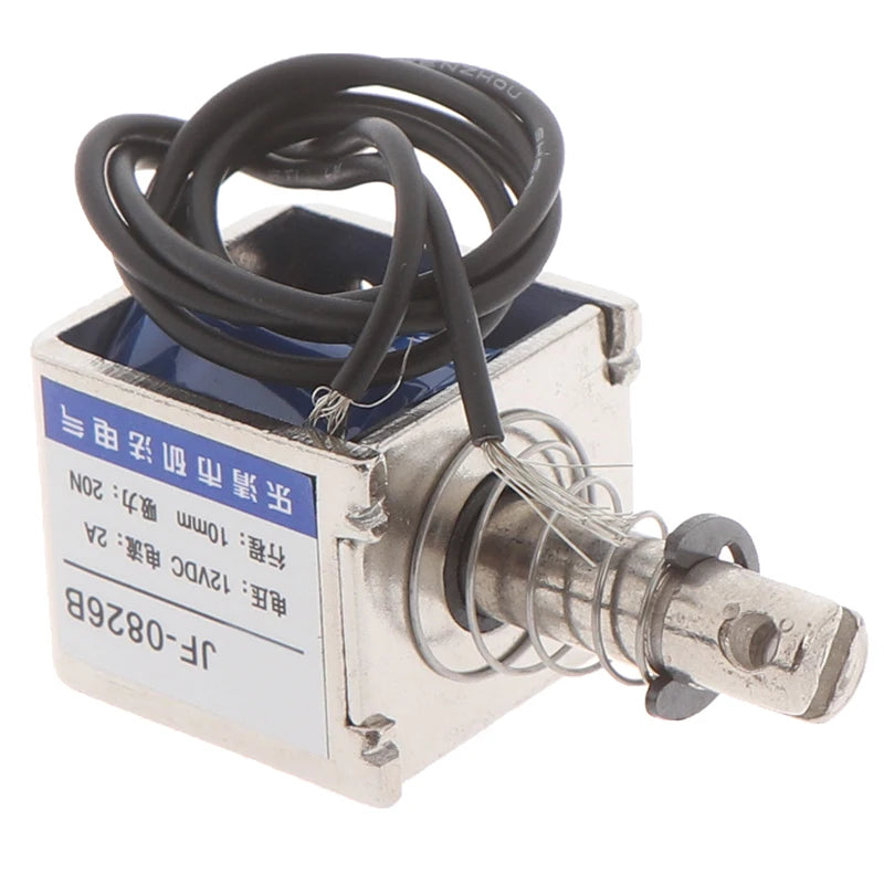 JF-0826B 12V/2A 10mm 20N push pull type open frame solenoid electromagnet Peaceful Pleasures Health and Wellness