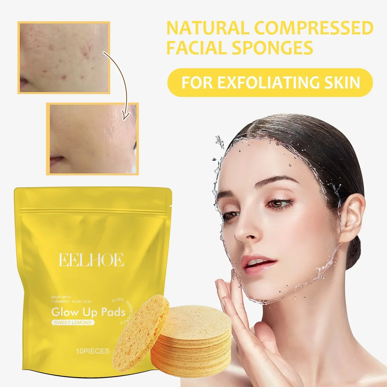 Turmeric Cleansing Pads – Deep Clean, Oil Control, Acne Care Peaceful Pleasures Health and Wellness