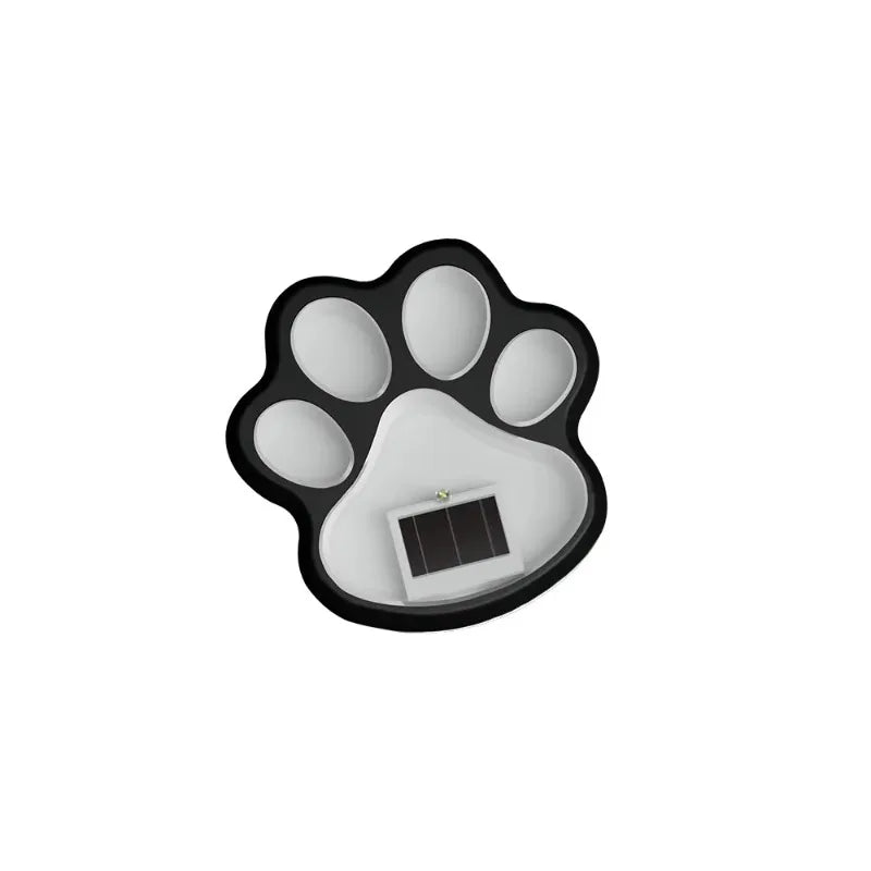 Solar Paw Print Garden Path Lights – LED, Waterproof, Auto On/Off