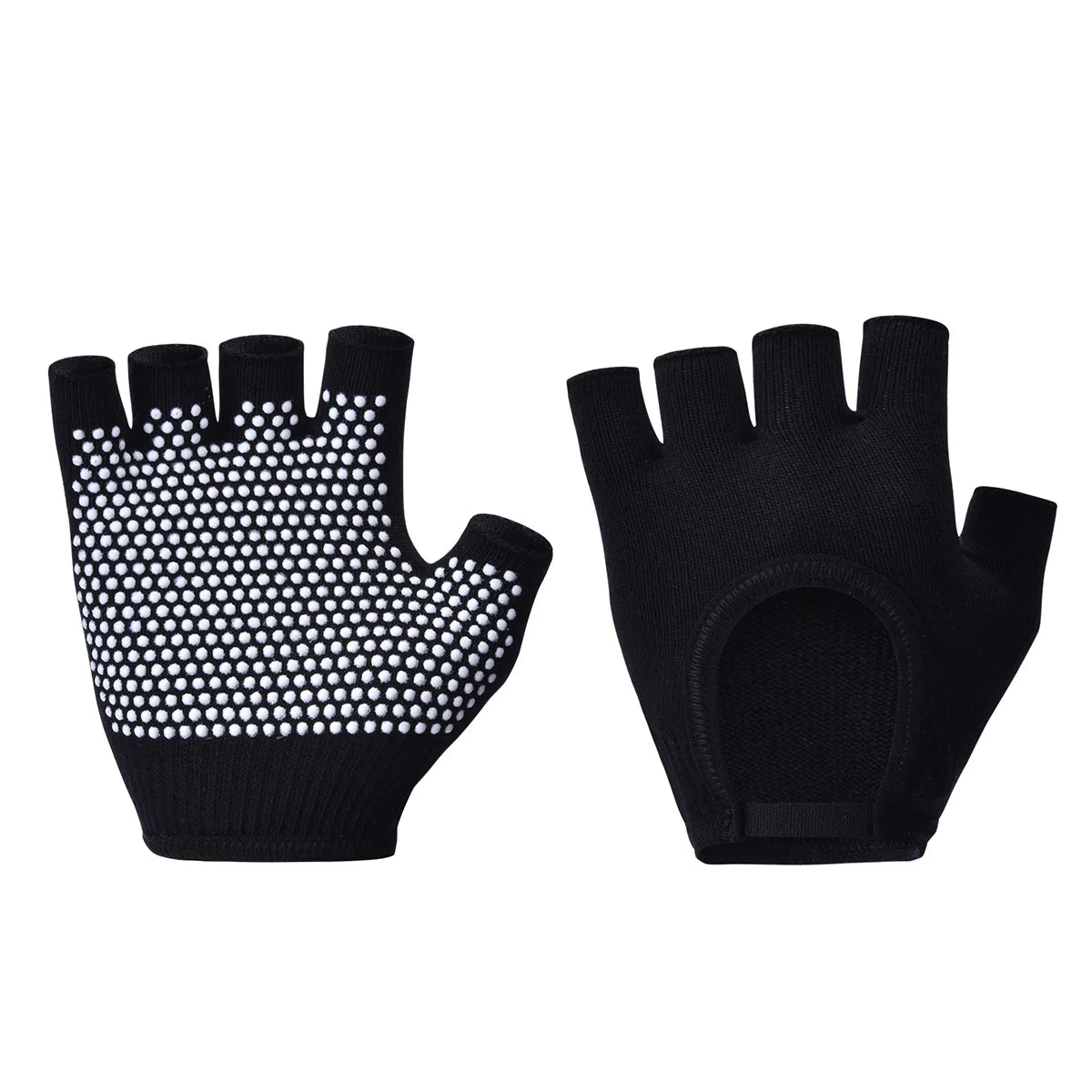 Women's Half Finger Anti-Slip Yoga Gloves | Pilates & Cycling