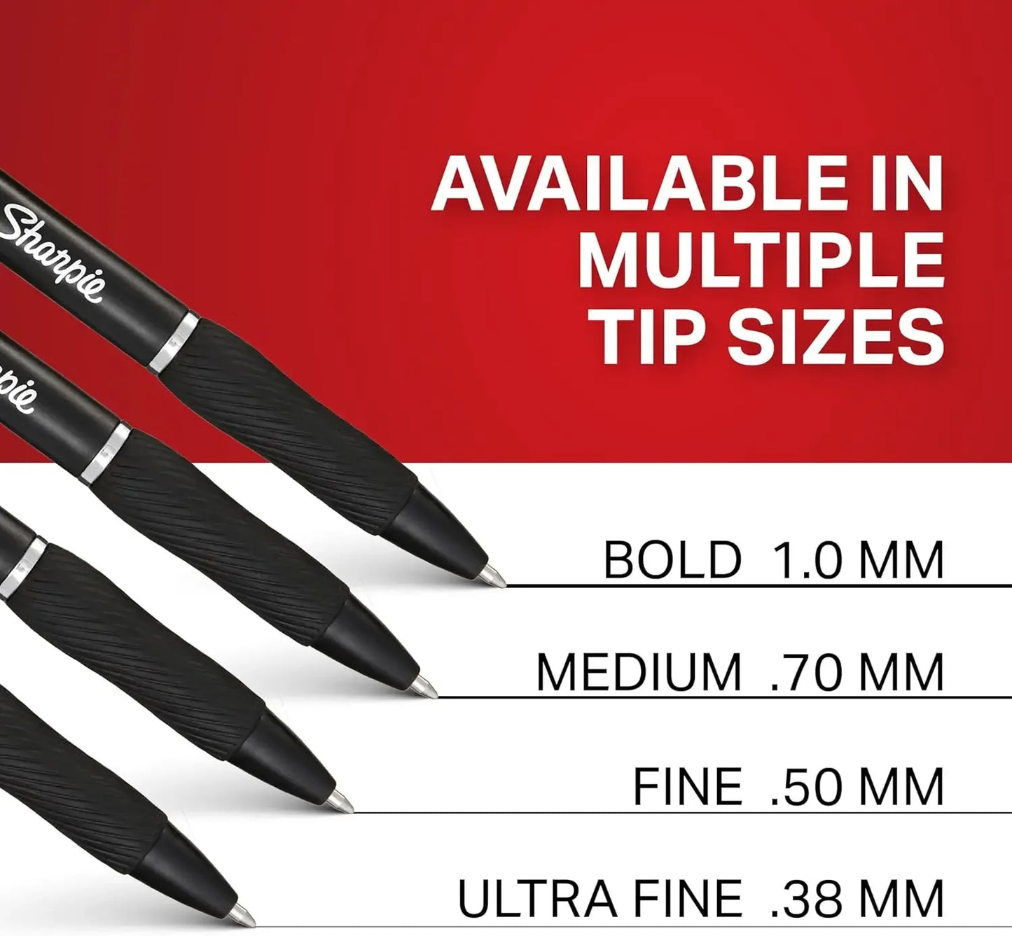 Fine Point Gel Pens, 0.5mm Black Ink, 12-Pack for Writing, Journaling & Note-Taking Peaceful Pleasures Health and Wellness