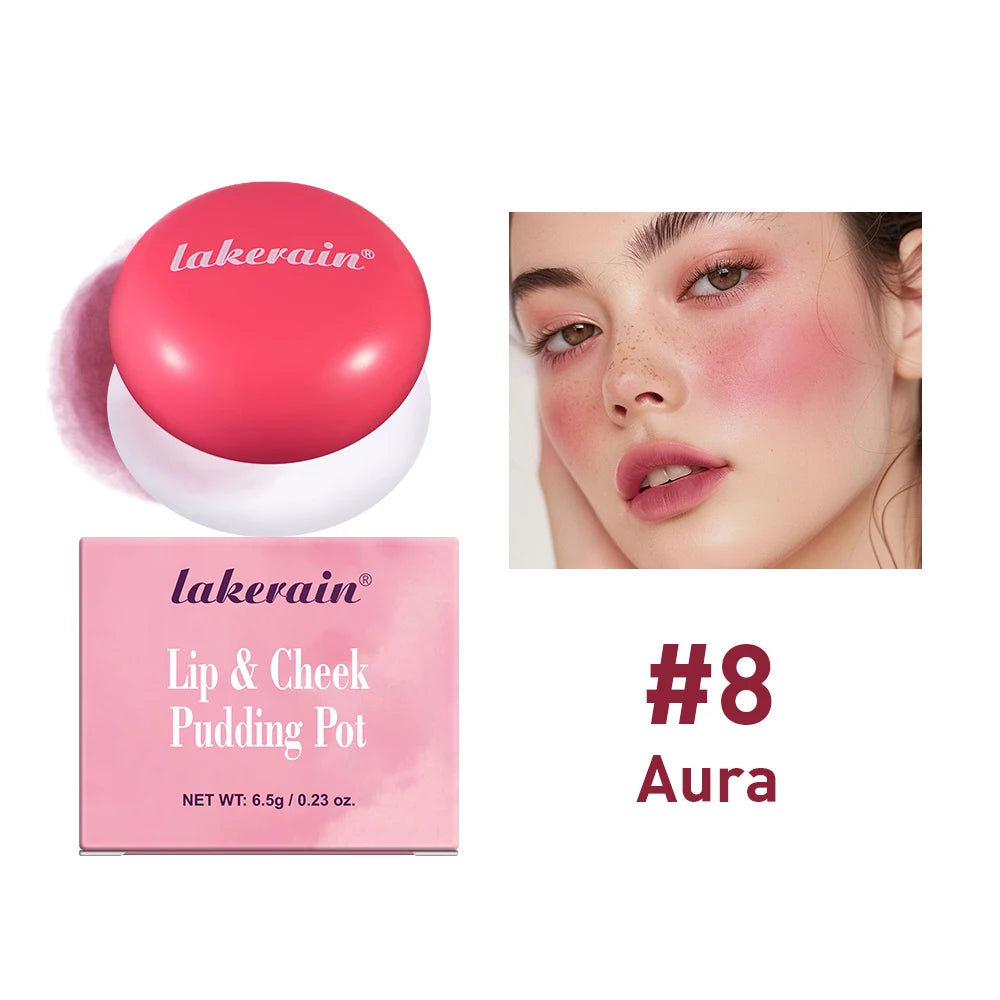 Lip&Cheek Blurry Pudding Pot | Blushed Moment - Baby | Makeup Blush, Buildable Lightweight, Multi-Use Soft Matte Finish | 5g Peaceful Pleasures Health and Wellness 8
