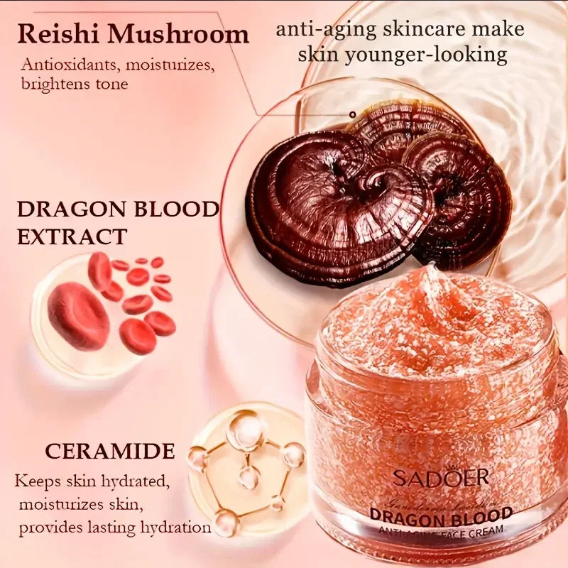 SADOER Dragon Blood Retinol Face Cream – Brightening & Firming