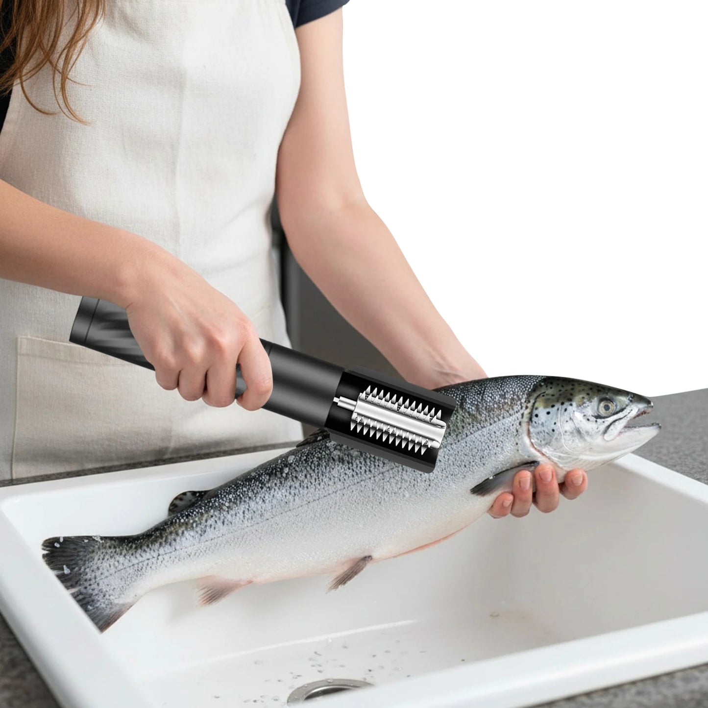 Electric Coconut Grater and Fish Scale Scraper 2 in 1 USB Rechargeable Meat Grinder Scraper Kitchen Tool for Seafood Prep Peaceful Pleasures Health and Wellness