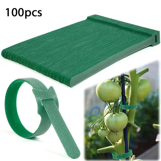 100pcs Green Nylon Cable Ties Garden Wire Organizer for Data Cables Home Office Cable Management Tools Peaceful Pleasures Health and Wellness green