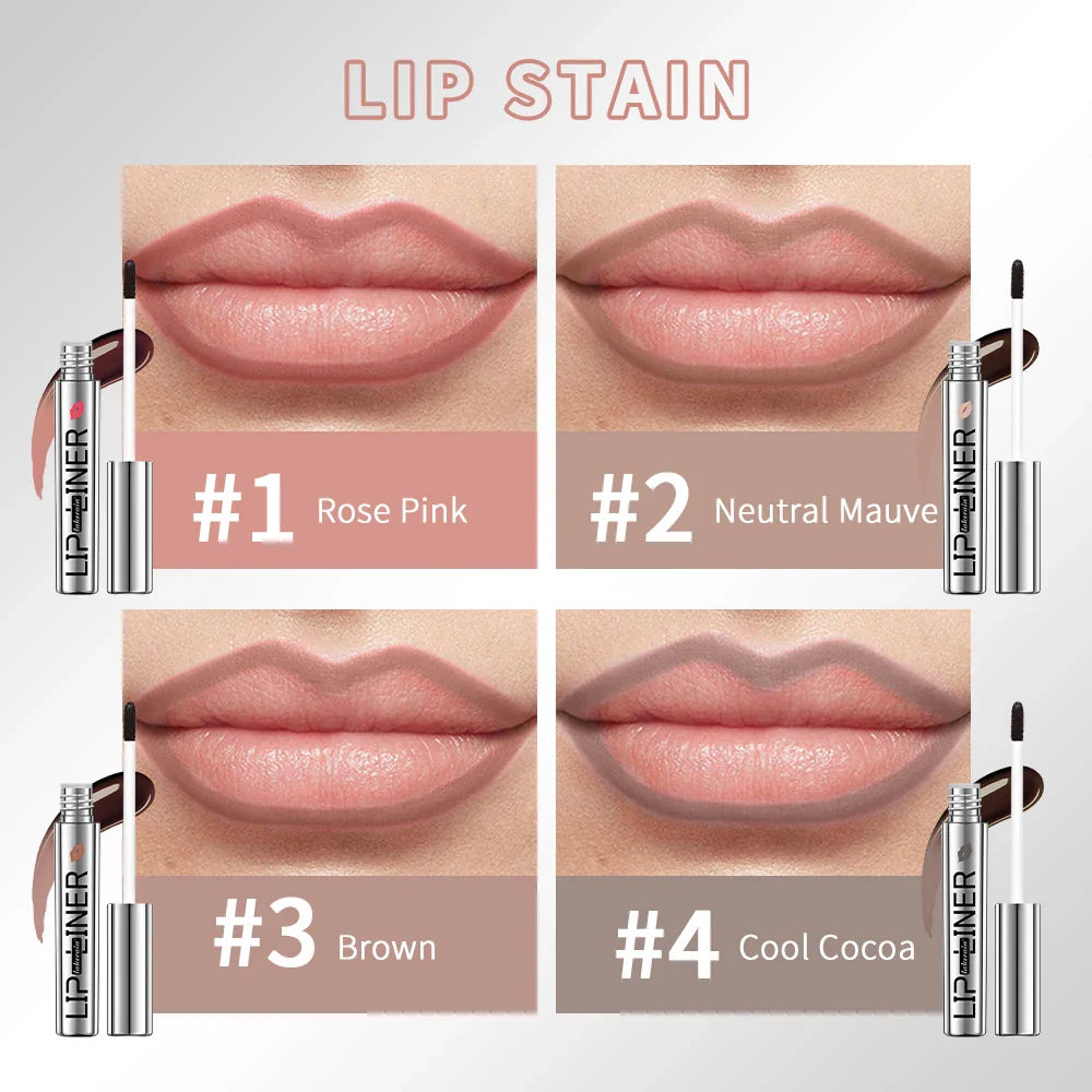 Peel Off Lip Liner Stain – Waterproof Matte Long-Lasting Color