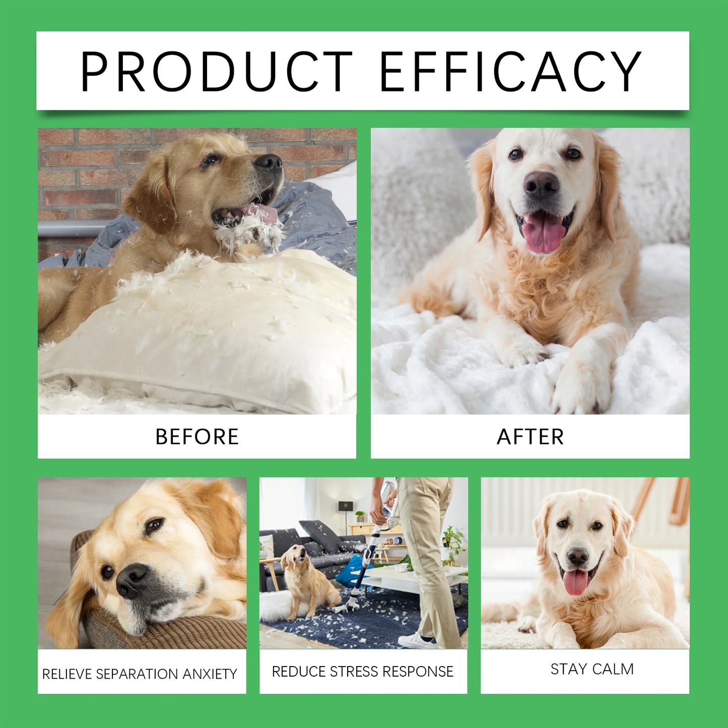 Dog Anxiety Relief Diffuser Set – Calm Pet Stress at Home