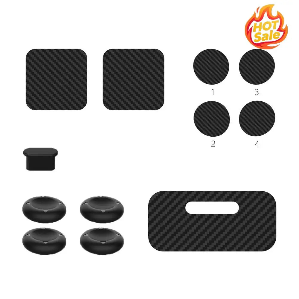 12-Piece Steam Controller 2026 Protective Sticker & Cap Kit