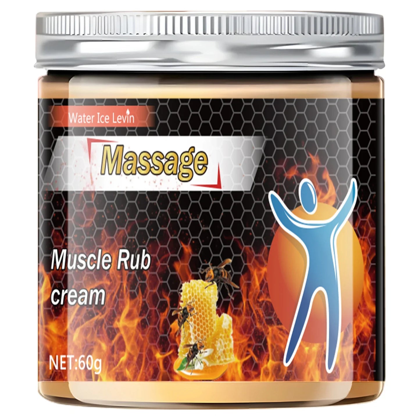 Bee Venom Muscle Rub Moisturizing Massage Cream 60g