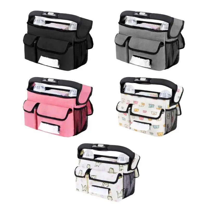 Baby Stroller Hanging Bag | Diaper & Bottle Organizer