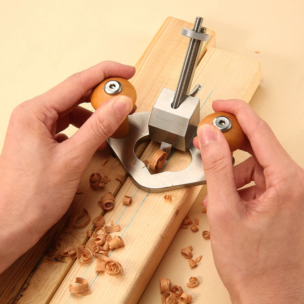 Handheld Wood Router Plane Manual Push Planer Carpenter Trimming Tool
