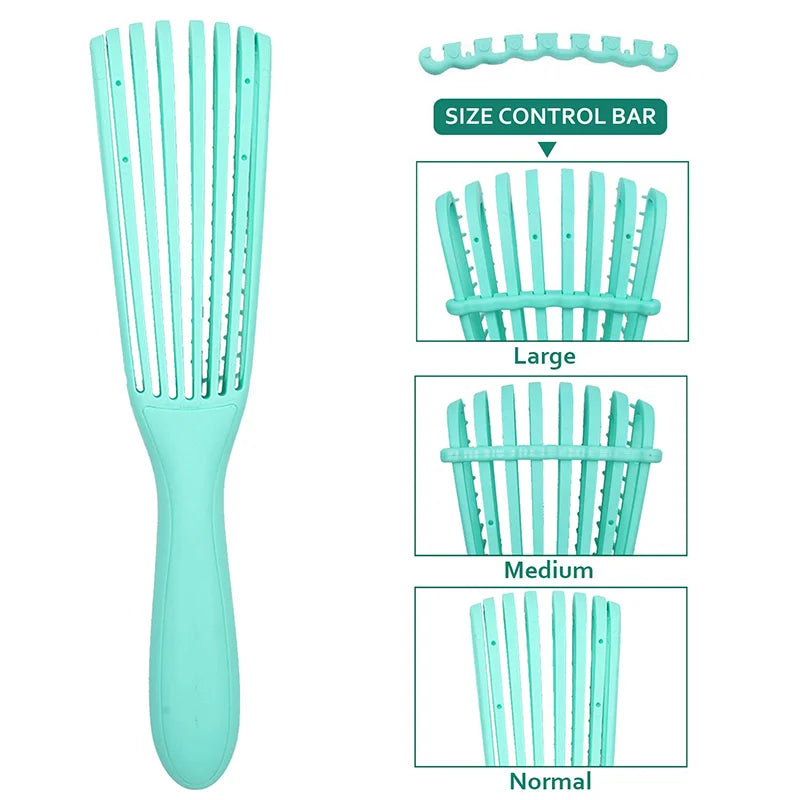 Detangling Brush Scalp Massage Comb for Curly & Thick Hair