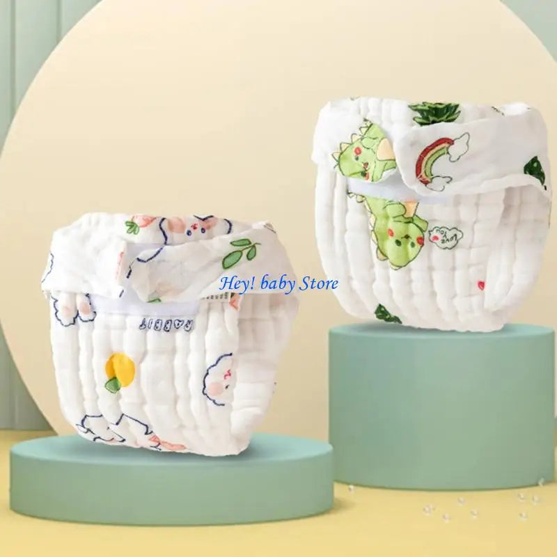 Baby Cotton Gauze Diapers | Soft Breathable Newborn Nappies