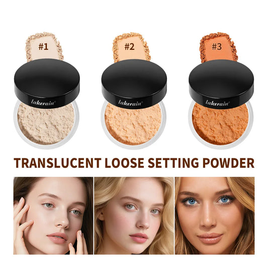 Translucent Loose Setting Powder | Matte Oil Control Long-Wear Loose Setting Powder Peaceful Pleasures Health and Wellness