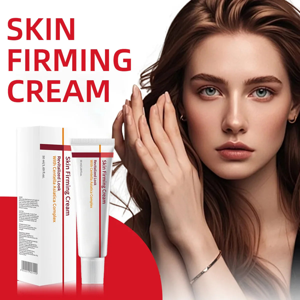 Centella Asiatica Firming Face Cream – Collagen & Hyaluronic Acid