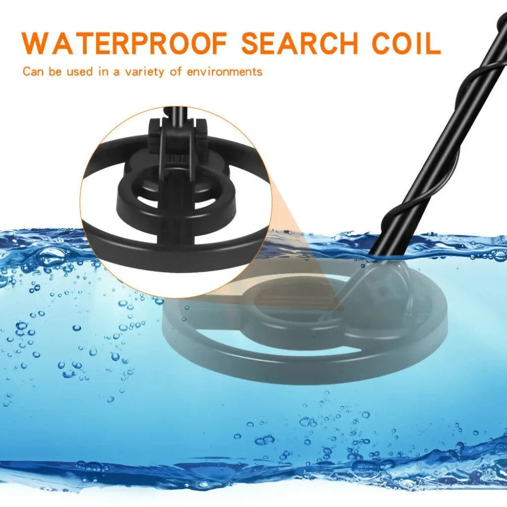 MD-5090 Metal Detector Detection Instrument Underground Metal Detector Metal Finder Gold Detector Hunter Treasure Gold Digger Peaceful Pleasures Health and Wellness
