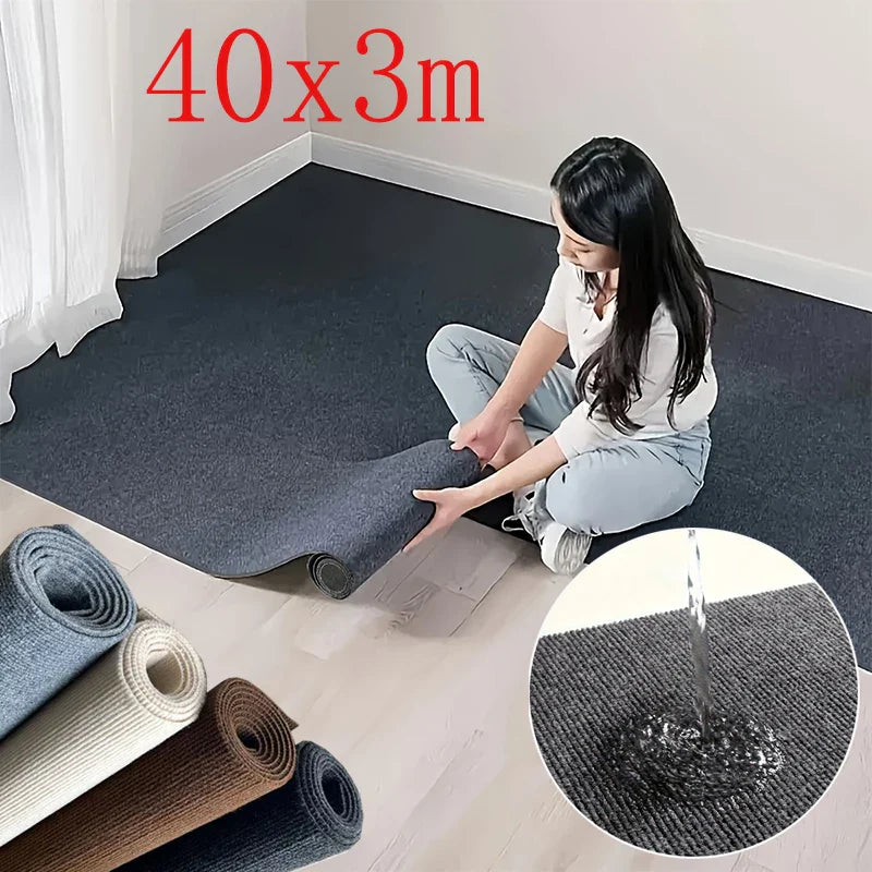 Self-Adhesive Carpet Runner 40cm×3m | Felt Rug Roll for Home