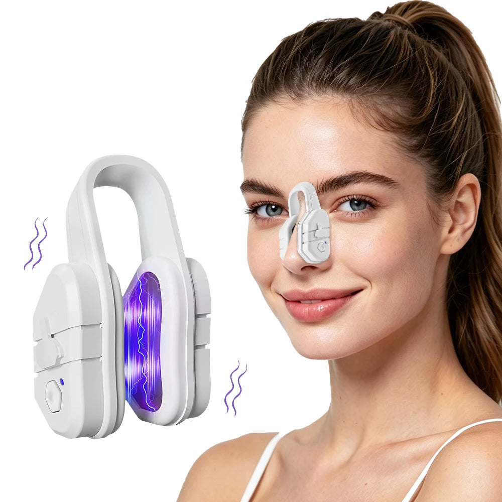 EMS Nose Massager, Microcurrent Nose Beauty Device with 5 Modes, USB-C Rechargeable Nose Clip for Facial Contour Care, Unisex Peaceful Pleasures Health and Wellness