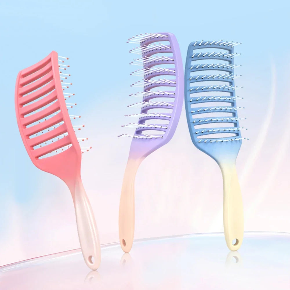 Hollow Out Detangling Hair Brush & Scalp Massage Comb