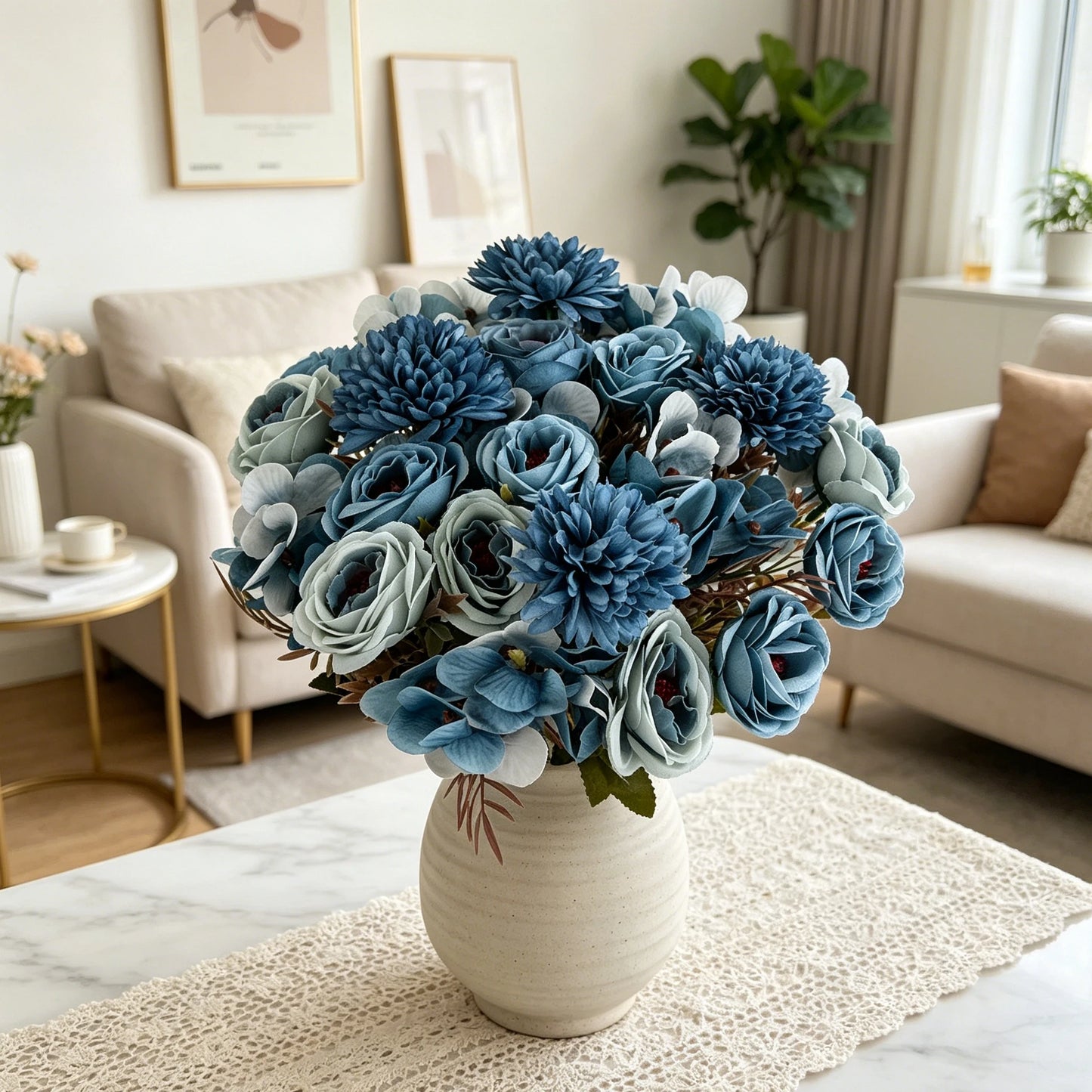 Silk Rose Artificial Flowers for Wedding, Home & DIY Decor