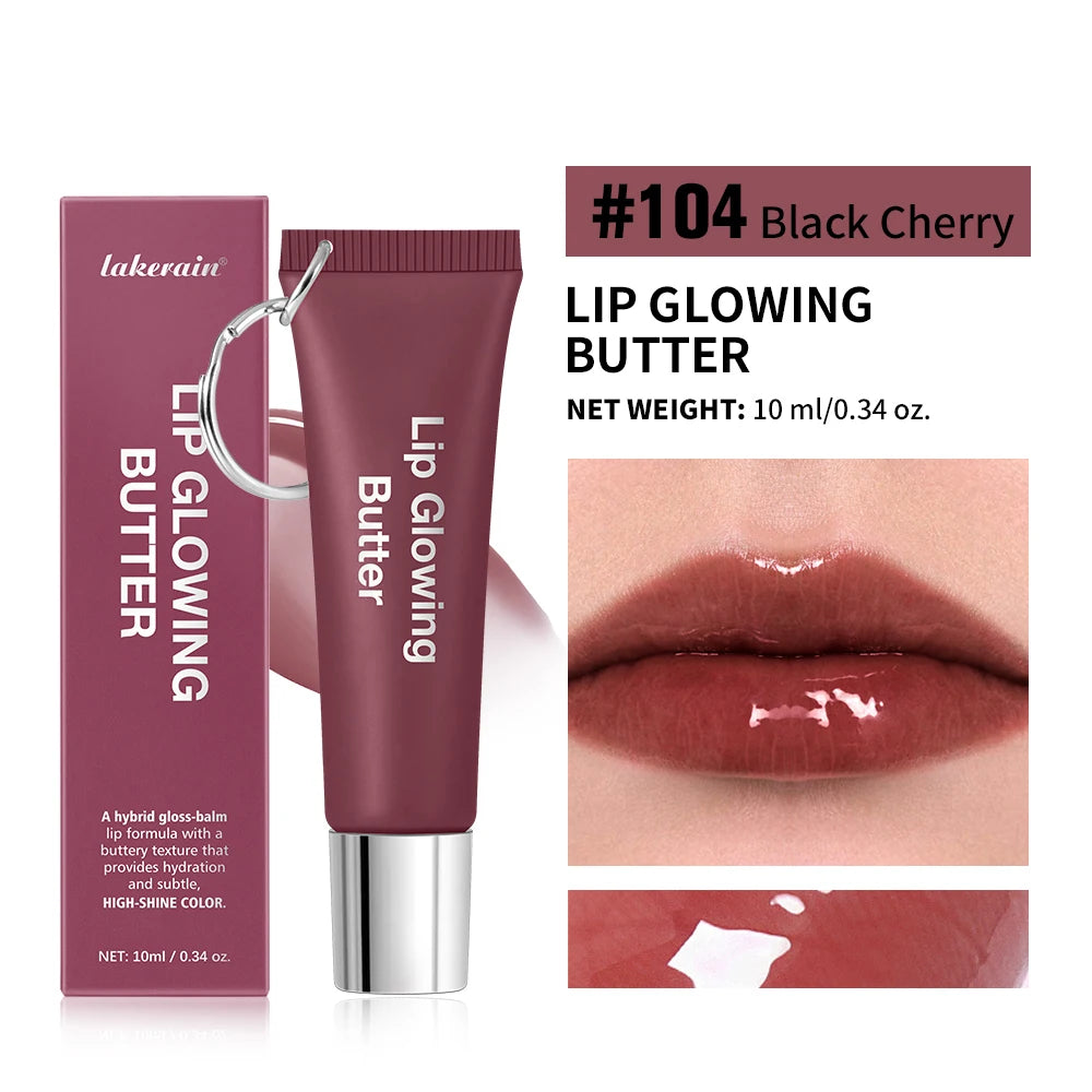 Lip Oil Plumper Long Lasting Lip Gloss Keychain Glowing Butter Moisturizing Pink Nourishing Makeup Care Hydrating Lipstick Peaceful Pleasures Health and Wellness color 4