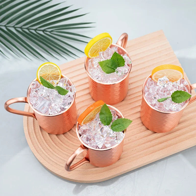 400ml 16oz Moscow Mule Mug Durable Copper Plated Beer Mugs Coffee Mug Milk Cup Cup Drinkware Cocktail Kit Peaceful Pleasures Health and Wellness
