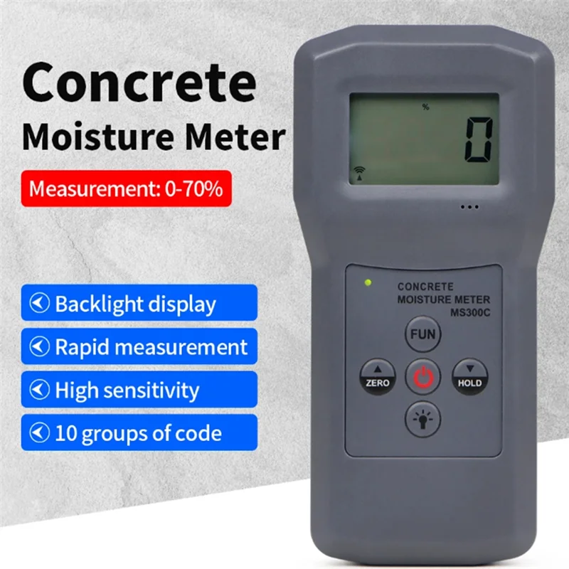 A36T-Professional Digital Moisture Meter For Measuring Moisture Content Of Concrete, Wood, Paper, Bamboo, Carton And Textile Peaceful Pleasures Health and Wellness