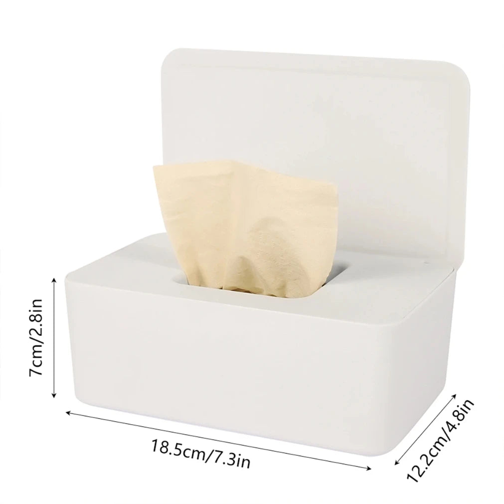 Dustproof Wet Wipes Dispenser Box with Lid | Home & Car