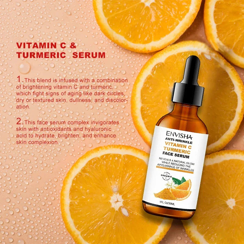 ENVISHA Vitamin C & Turmeric Brightening Face Serum Face Serum ENVISHA