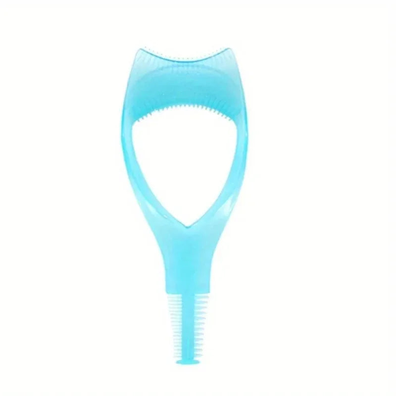 3-in-1 Mascara Guide & Eyelash Applicator Brush | Curl & Define