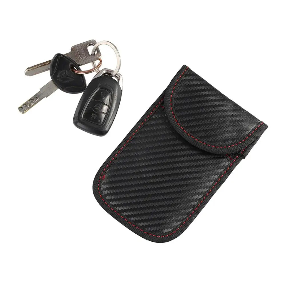 Key shielding cover Car Key Signal Blocker Case Faraday Cage Fob Pouch Keyless RFID Blocking Bag Peaceful Pleasures Health and Wellness