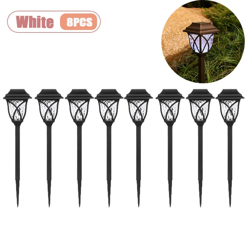 Waterproof Solar Lawn Spike Lights | Outdoor Garden Path Decor