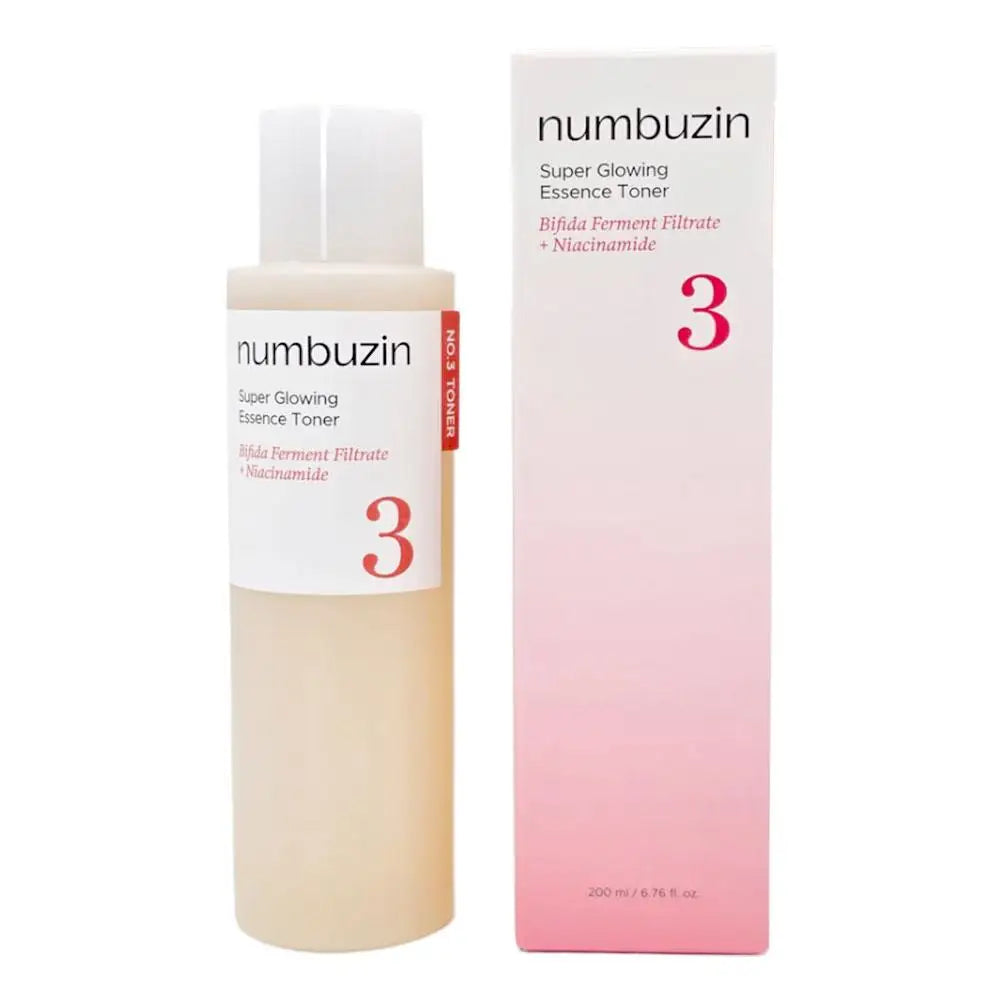 Numbuzin No.3 No.5 200ml Toner Duo - Niacinamide Brightening Vitamin Boosting Multi-Dimensional Hydration Face Glowing Skin Care Peaceful Pleasures Health and Wellness No.3