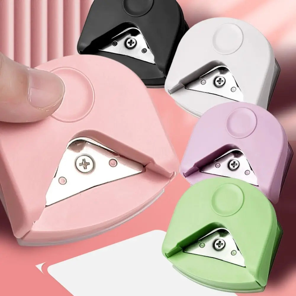 Portable Paper Trimmer R4 Corner Punch Arc-shaped Paper Cutter R4 Corner Rounder DIY Craft Metal Cutting Supplies Peaceful Pleasures Health and Wellness
