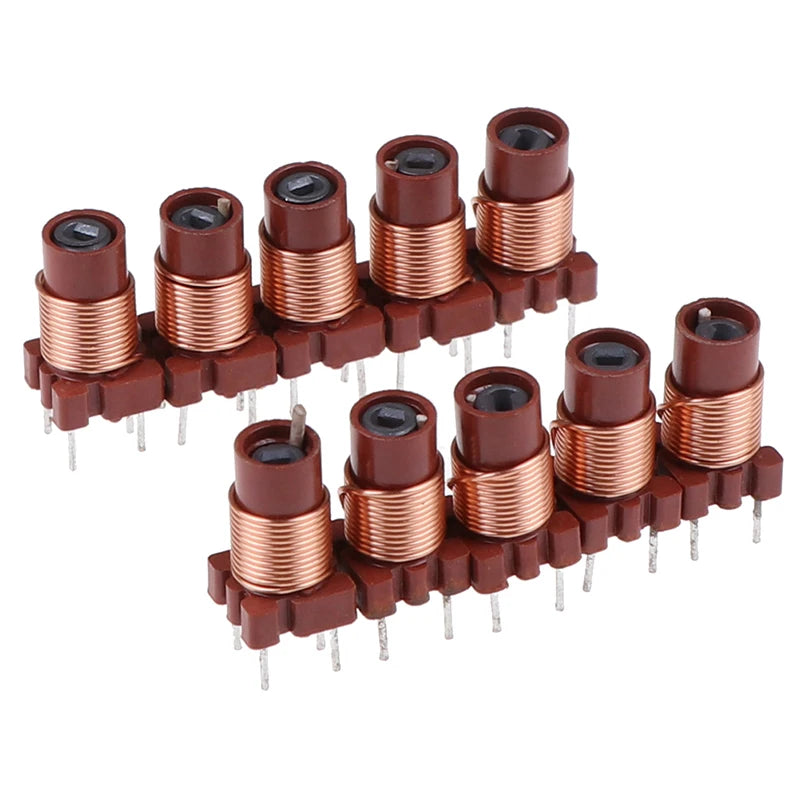 New 10pcs 12T 0.6uh-1.7uh Adjustable High-Frequency Ferrite Core Inductor Peaceful Pleasures Health and Wellness