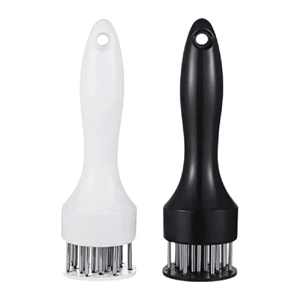 1PC White Handheld Use Household Tender Meat Needle with Broken Tendons Pork Chop Chicken Chop Chicken Wings Meat Needle Hammer Peaceful Pleasures Health and Wellness
