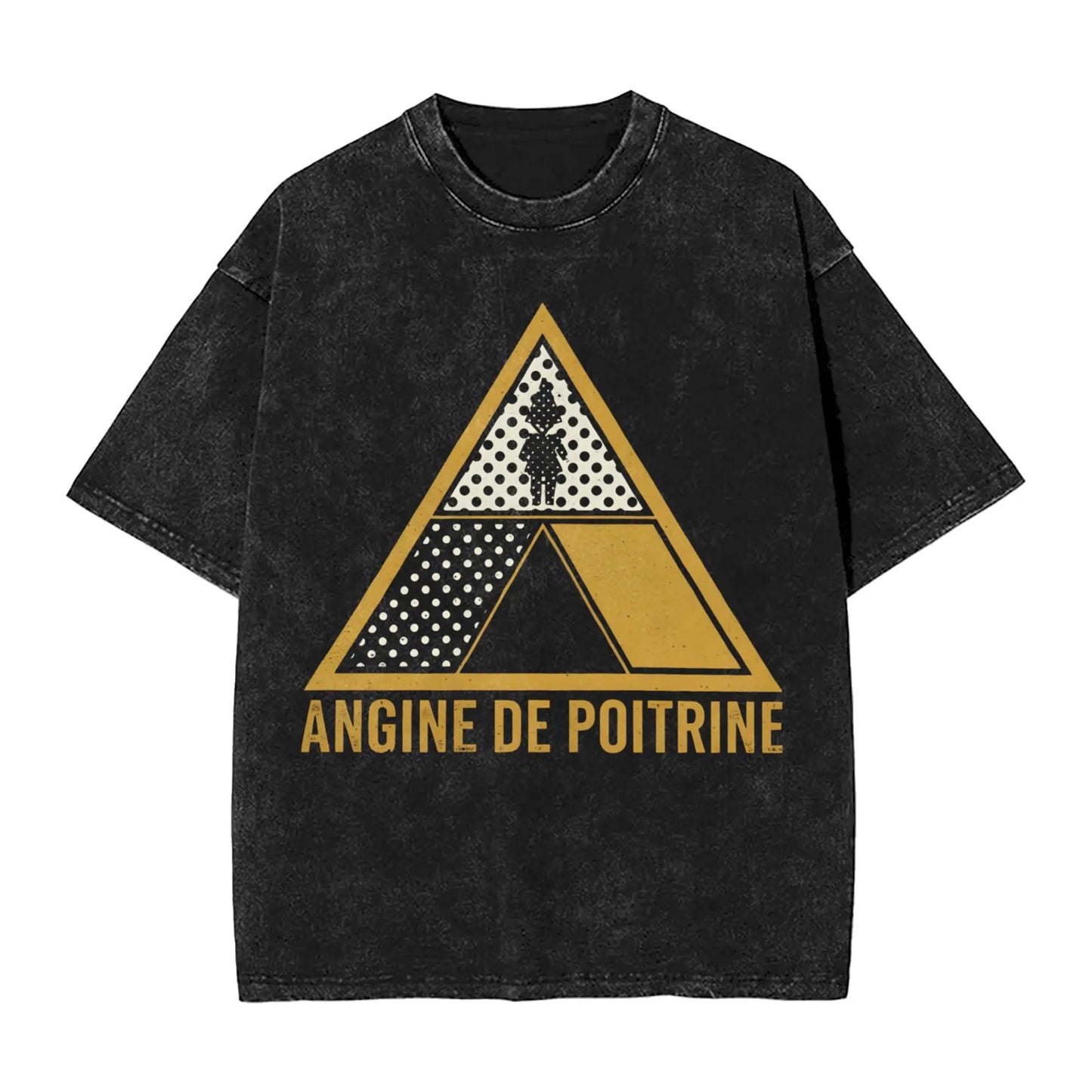 Angine De Poitrine Band T-Shirt Summer Y2K Basic T Shirts Casual Leisure Tee Shirt For Men Short Sleeve Loose Top Tees Peaceful Pleasures Health and Wellness 5 L