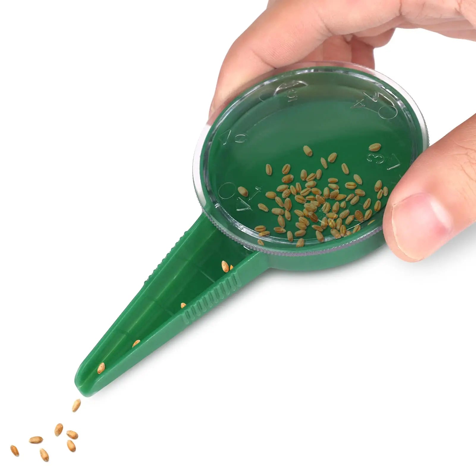 Plant Seed Sower Plant Seeder Garden Multifunction Seeding Dispenser Tools Adapting to Various Sizes of Seeds Peaceful Pleasures Health and Wellness