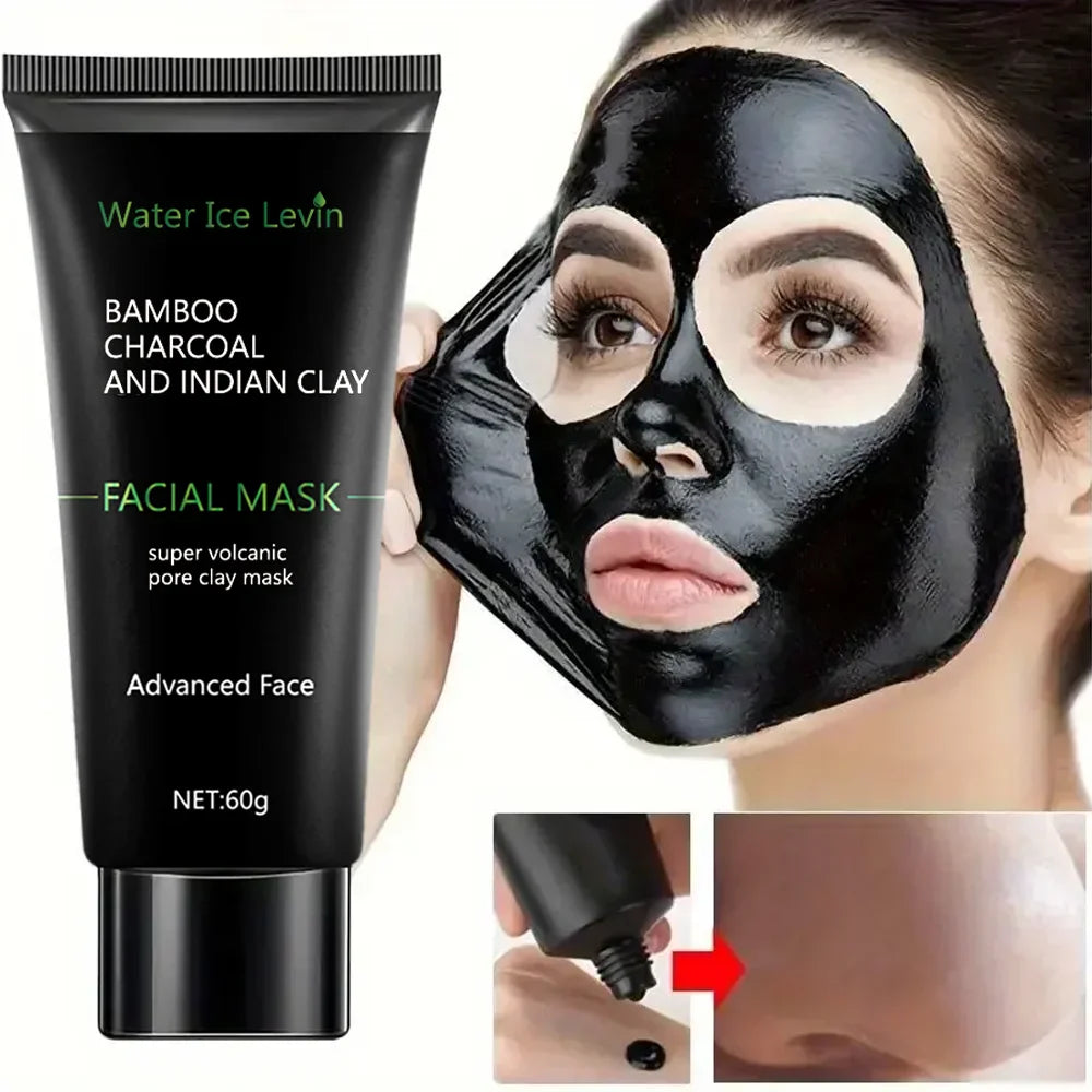 Bamboo Charcoal Black Peel-Off Mask – Deep Cleanse & Hydrate