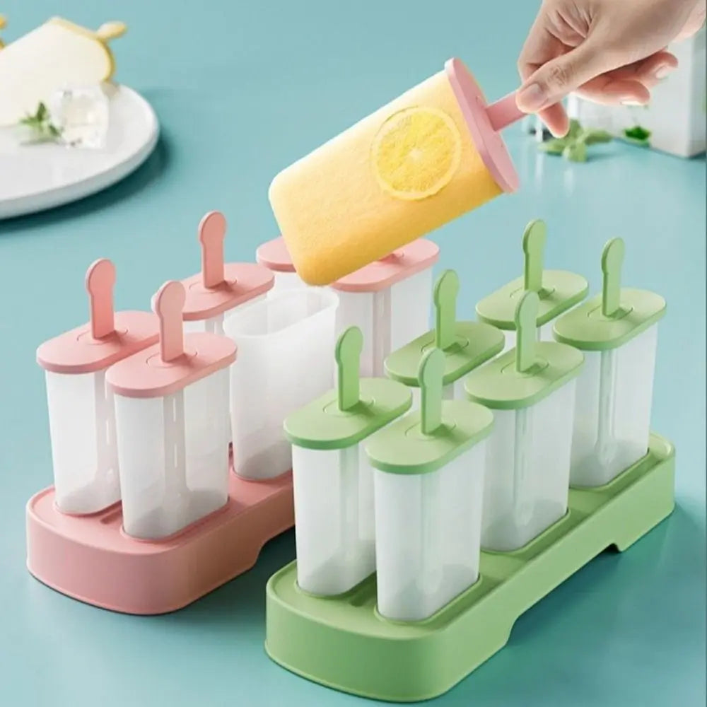 Reusable Popsicle Mold Set – DIY Homemade Ice Cream Maker