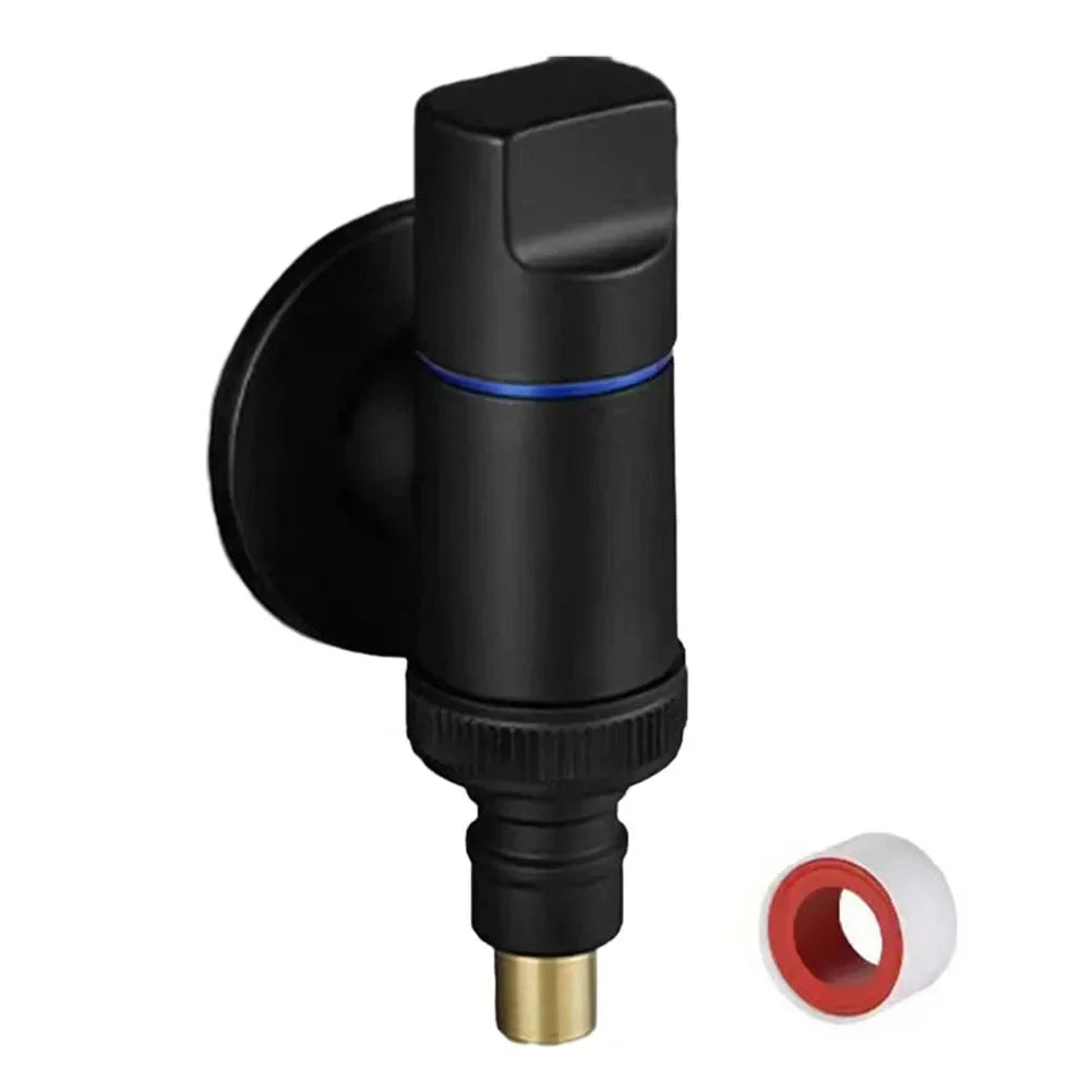 G1/2 Quick-Open Angle Valve | Wall-Mounted 3-Way Water Stop