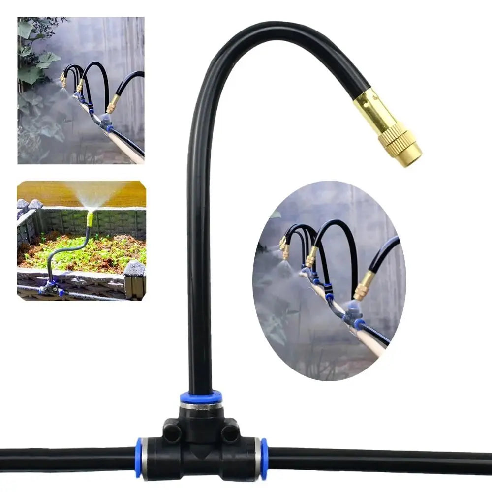High Quality Free Bending Garden Sprayer Universal Copper Garden Sprinklers Cooling System Omnidirectional Irrigation Nozzles Peaceful Pleasures Health and Wellness