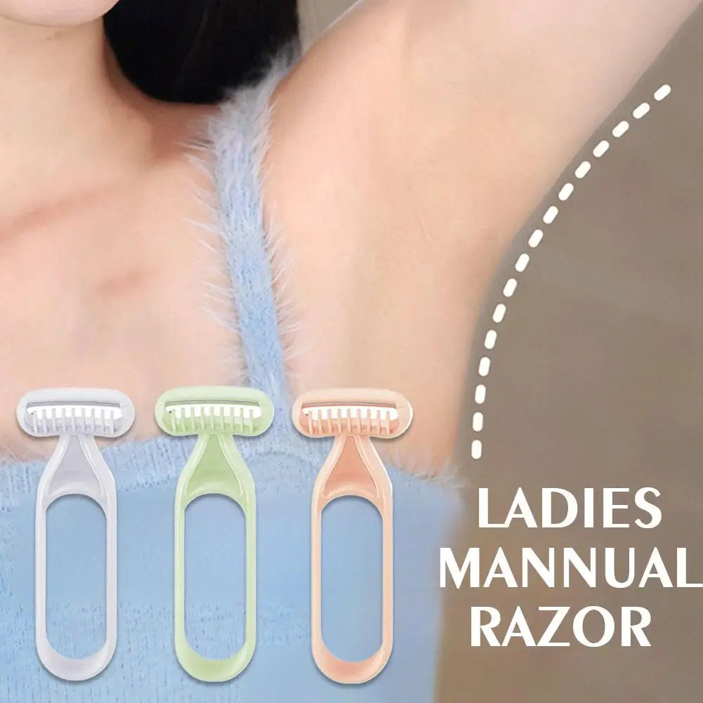 Women's Manual Body Razor – Skin-Safe Hair Removal Shaver for Armpit, Leg, Arm & Bikini Line Peaceful Pleasures Health and Wellness
