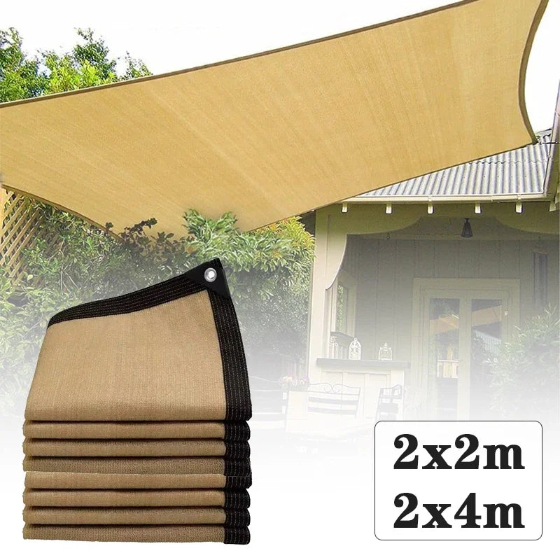 HDPE Shade Cloth Net UV & Heat Protection – Patio Garden 2x2m 2x4m